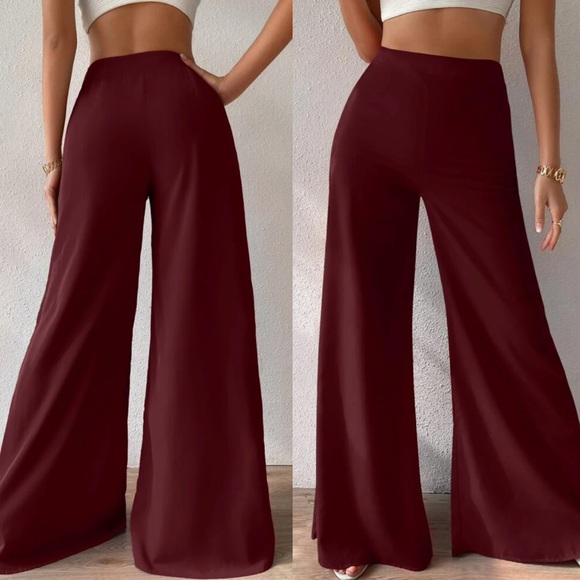 Comfy high waisted wide leg pants - Picture 6 of 16